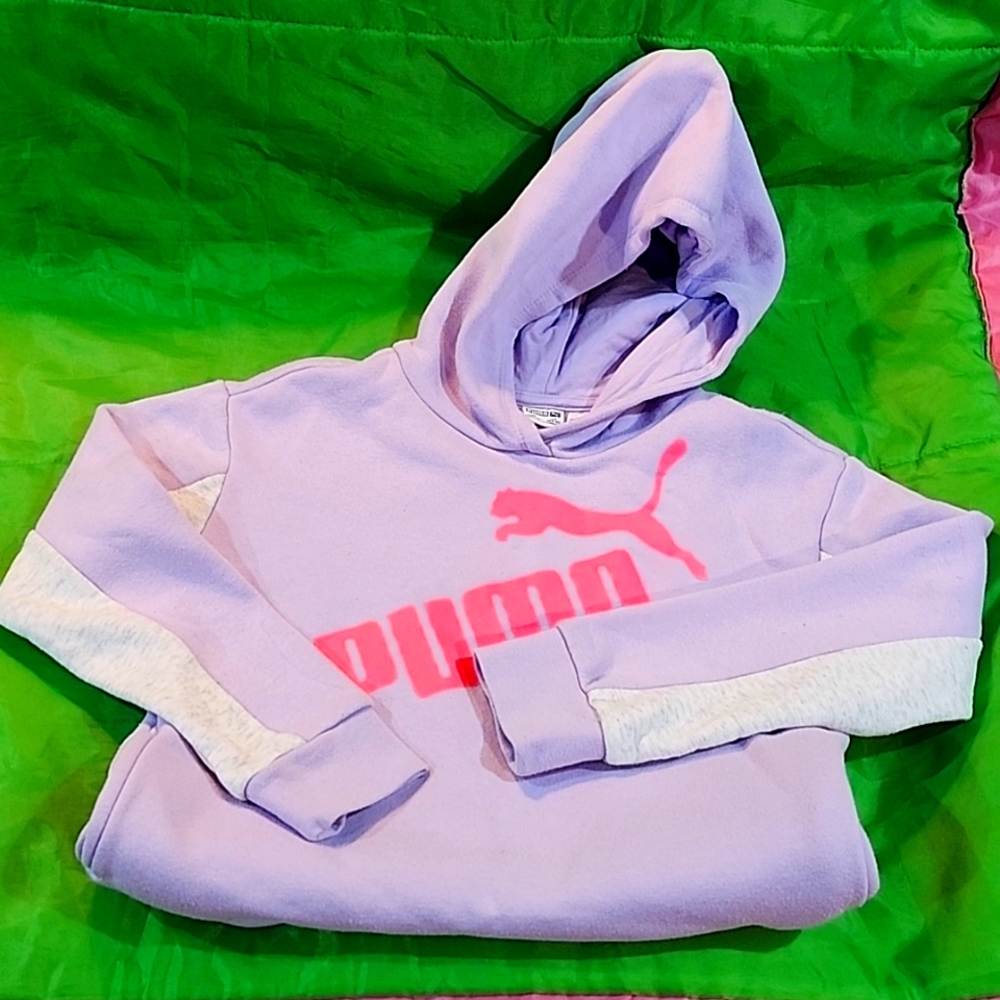 Puma Kids Block letter sweatshirt